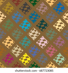Abstract color seamless pattern for new background.