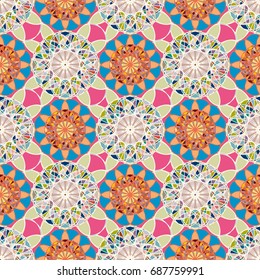 Abstract color seamless pattern for new background.