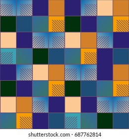 Abstract color seamless pattern for new background.