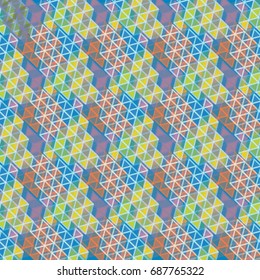 Abstract color seamless pattern for new background.