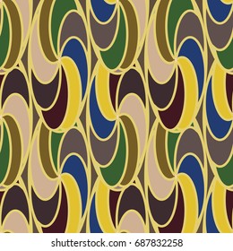 Abstract color seamless pattern for new background.