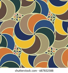 Abstract color seamless pattern for new background.
