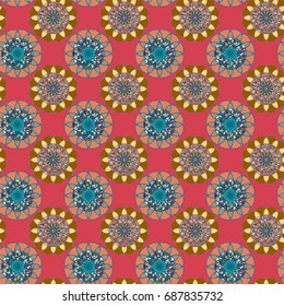 Abstract color seamless pattern for new background.