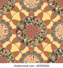 Abstract color seamless pattern for new background.