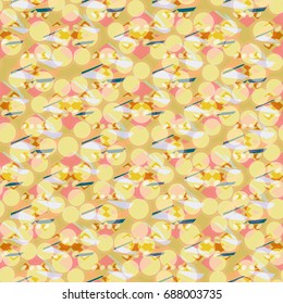Abstract color seamless pattern for new background.