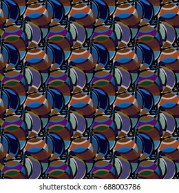 Abstract color seamless pattern for new background.