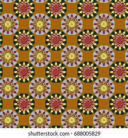 Abstract color seamless pattern for new background.