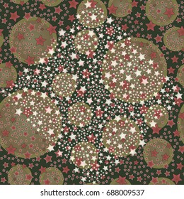 Abstract color seamless pattern for new background.