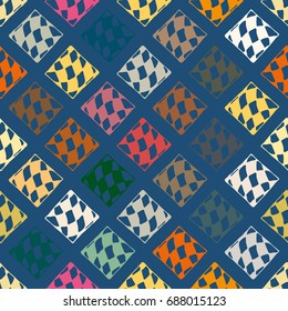 Abstract color seamless pattern for new background.