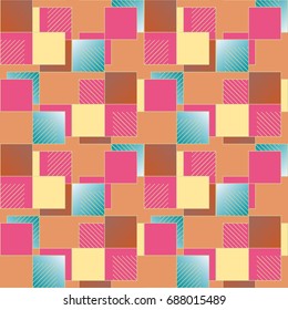 Abstract color seamless pattern for new background.