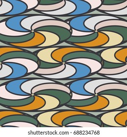 Abstract color seamless pattern for new background.