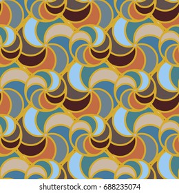 Abstract color seamless pattern for new background.