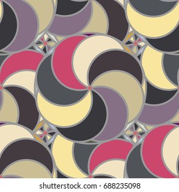 Abstract color seamless pattern for new background.