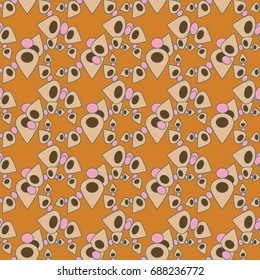 Abstract color seamless pattern for new background.