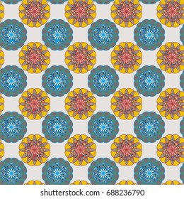 Abstract color seamless pattern for new background.