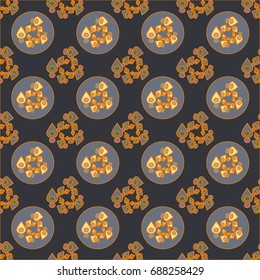 Abstract color seamless pattern for new background.