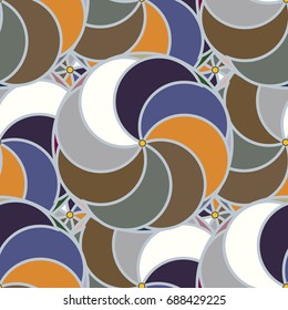 Abstract color seamless pattern for new background.