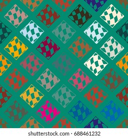 Abstract color seamless pattern for new background.