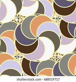 Abstract color seamless pattern for new background.
