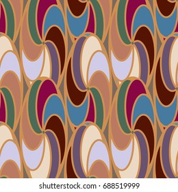 Abstract color seamless pattern for new background.