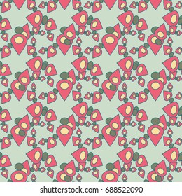 Abstract color seamless pattern for new background.