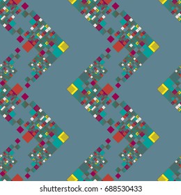 Abstract color seamless pattern for new background.