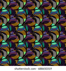 Abstract color seamless pattern for new background.