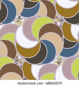 Abstract color seamless pattern for new background.