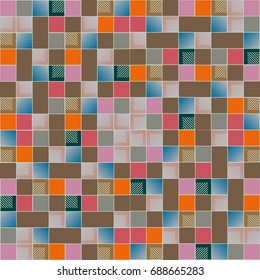 Abstract color seamless pattern for new background.