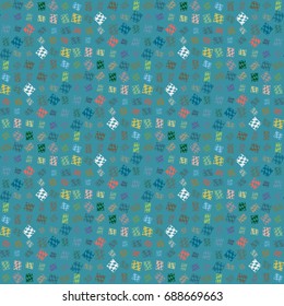 Abstract color seamless pattern for new background.