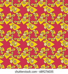 Abstract color seamless pattern for new background.