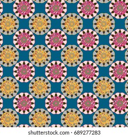 Abstract color seamless pattern for new background.