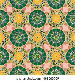 Abstract color seamless pattern for new background.