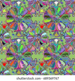 Abstract color seamless pattern for new background.