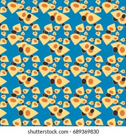 Abstract color seamless pattern for new background.