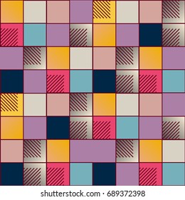 Abstract color seamless pattern for new background.