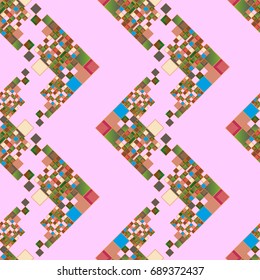 Abstract color seamless pattern for new background.