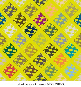 Abstract color seamless pattern for new background.