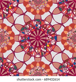 Abstract color seamless pattern for new background.