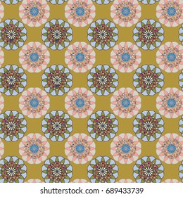Abstract color seamless pattern for new background.