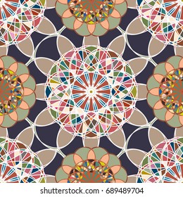 Abstract color seamless pattern for new background.