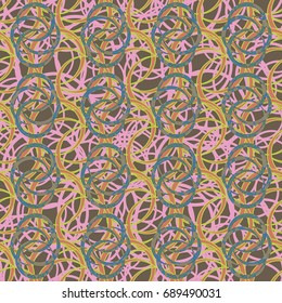 Abstract color seamless pattern for new background.