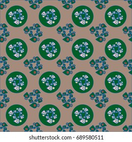 Abstract color seamless pattern for new background.