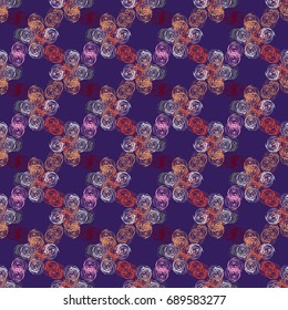 Abstract color seamless pattern for new background.