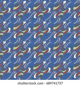 Abstract color seamless pattern for new background.