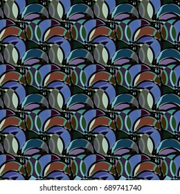 Abstract color seamless pattern for new background.