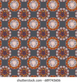 Abstract color seamless pattern for new background.