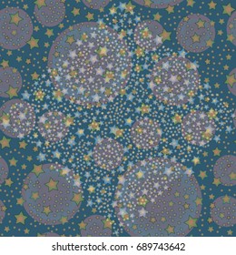 Abstract color seamless pattern for new background.
