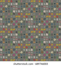 Abstract color seamless pattern for new background.