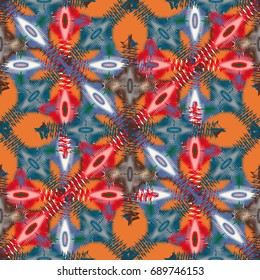 Abstract color seamless pattern for new background.